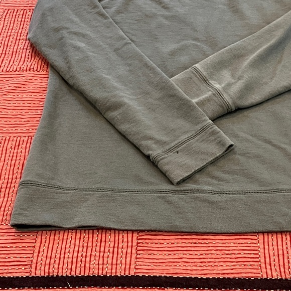 Lands' End women’s small gray Cotton Long Sleeve Shirt - Picture 8 of 9